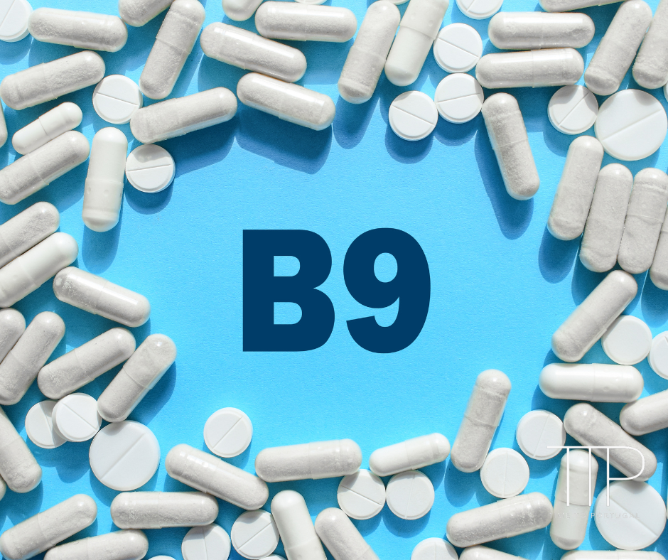 Medical pills and symbol B9